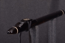 Nigerian Ebony Native American Flute, Minor, Mid A-4, #T4G (1)